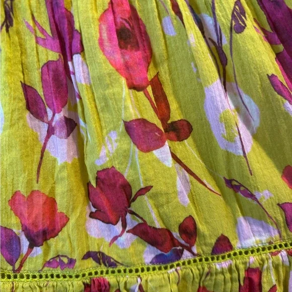 Sundance Muriel Orchard Floral Dress Size M Fully Lined Pockets Knee Length - Picture 12 of 13